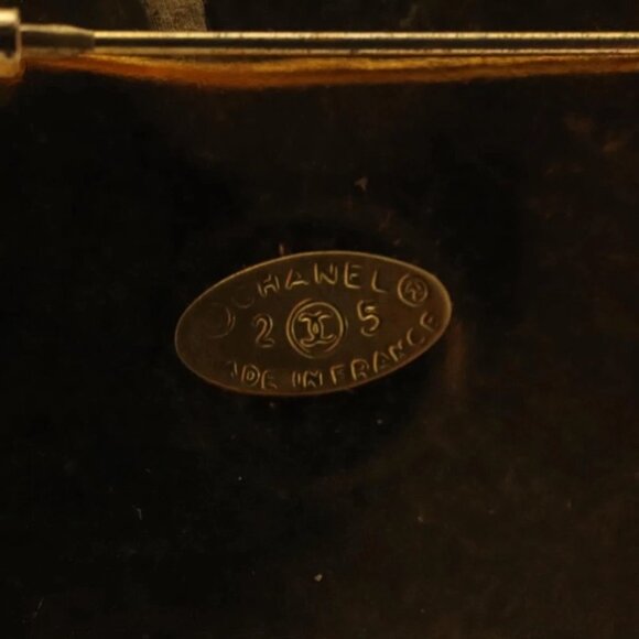 CHANEL Brooch metal Gold CC Auth BA3720 - Picture 5 of 5